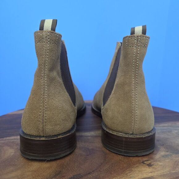 Crown Vintage Glory 2 Chelsea Boot Suede Taupe/Camel Men's 10 - Picture 7 of 11